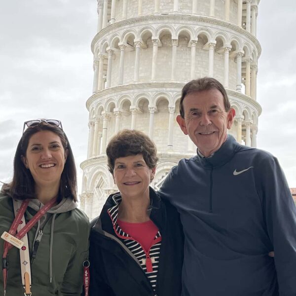 Pisa cathedral guided tour _ wine tasting - Andrea and some guests before the wine tasting