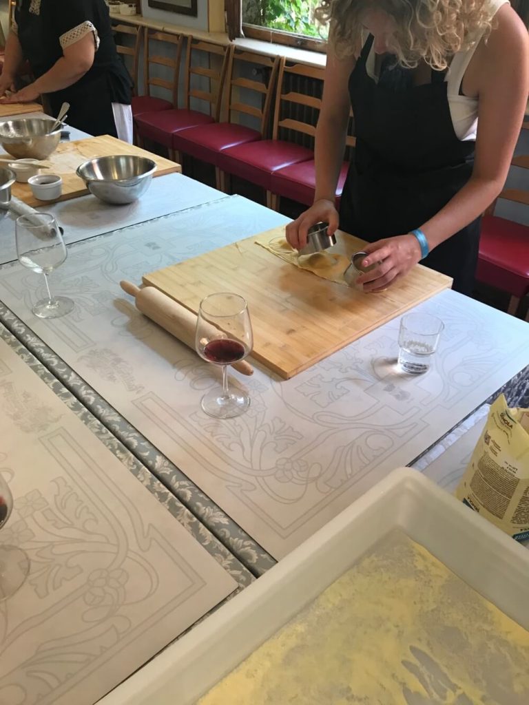 Pasta making class Pisa fresh ravioli prepared by hand